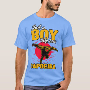 Camiseta Apenas Um Menino Que Ama Capoeira