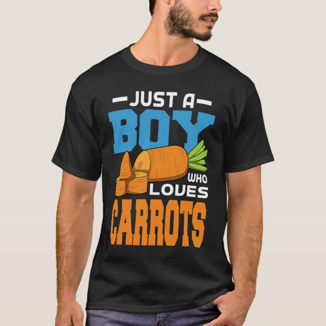 Camiseta Apenas Um Menino Que Ama Carrots (Frente)