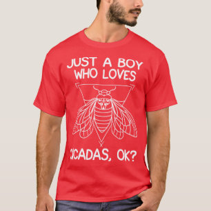 Camiseta Apenas Um Menino Que Ama Cicadas