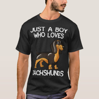 Camiseta Apenas Um Menino Que Ama Dachshances