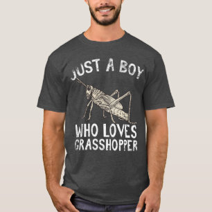 Camiseta Apenas Um Menino Que Ama Gafanhoto