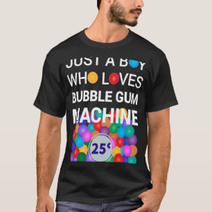 Camiseta Apenas Um Menino Que Ama Goma De Bolha