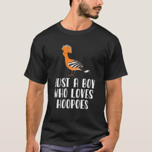 Camiseta Apenas Um Menino Que Ama Hoopoes