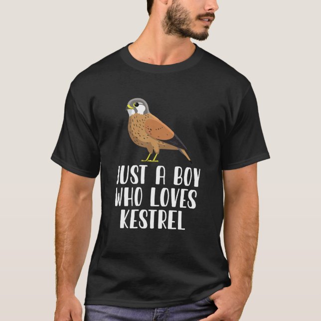 Camiseta Apenas Um Menino Que Ama Kestrel (Frente)