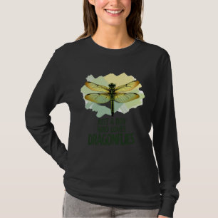 Camiseta Apenas um menino que ama libélulas. Libélulas Drag
