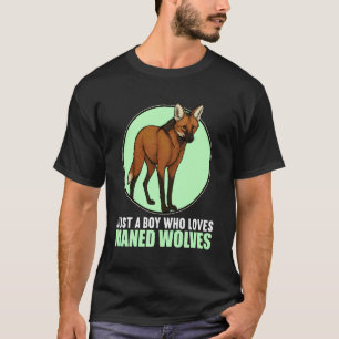 Camiseta Apenas um menino que ama Lobos-Guará Lobo-Guará