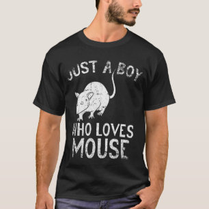 Camiseta Apenas Um Menino Que Ama Mouse