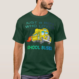 Camiseta Apenas um menino que ama ônibus 3