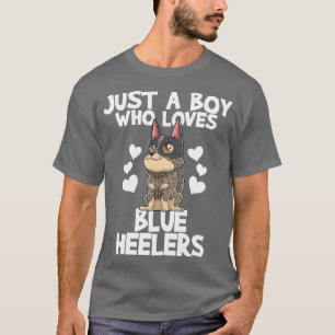Camiseta Apenas Um Menino Que Ama Os Alunos Azuis