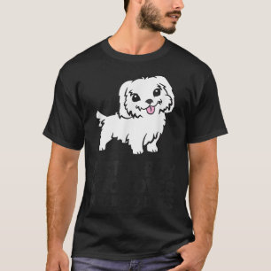 Camiseta Apenas um menino que ama os cães maltipoo