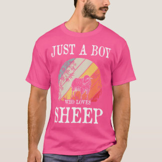 Camiseta Apenas Um Menino Que Ama Ovelha