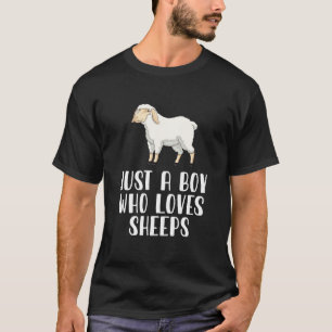 Camiseta Apenas Um Menino Que Ama Ovelhas