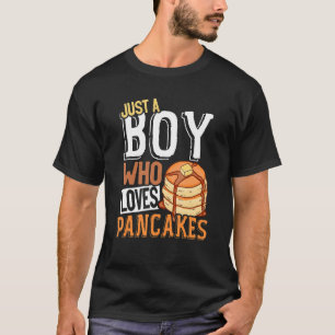 Camiseta Apenas Um Menino Que Ama Pancakes