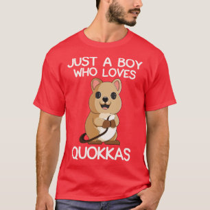 Camiseta Apenas Um Menino Que Ama Quokkas
