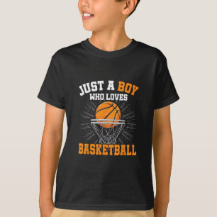 Camiseta Apenas um menino que ama Sketll Merch Meninos Cria