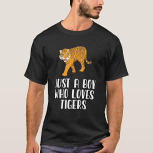 Camiseta Apenas Um Menino Que Ama Tigres