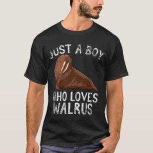 Camiseta Apenas Um Menino Que Ama Walrus