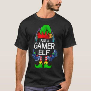 Camiseta Apenas Um Natal De Família De Grupo De Elfos De Jo