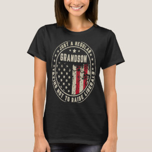 Camiseta Apenas Um Neto Regular Tentando Não Aumentar A Amé