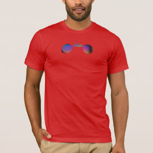 Camiseta Apenas Um Olhar Masculino Novidade Vermelha