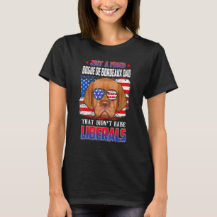 Camiseta Apenas um orgulhoso pai de Dogue De Bordeaux Meric