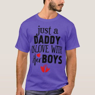 Camiseta Apenas um pai apaixonado por seus meninos