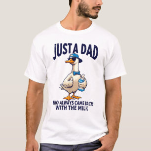 Camiseta Apenas Um Pai Que Sempre Voltou Com O Leite