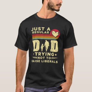 Camiseta Apenas Um Pai Regular Tentando Não Levantar Liber