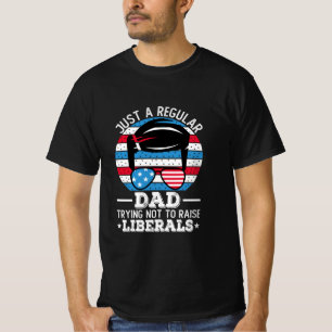 Camiseta Apenas Um Pai Regular Tentando Não Levantar Liber