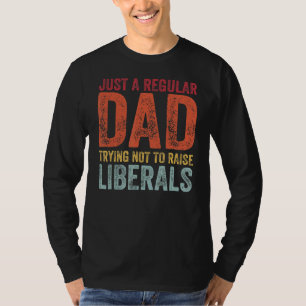 Camiseta Apenas Um Pai Regular Tentando Não Levantar Libera