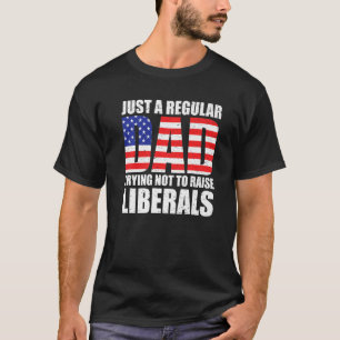 Camiseta Apenas um Pai tentando não levantar sois liberais