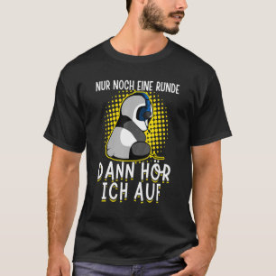 Camiseta Apenas Um Pc De Jogador De Jogos De Panda Redonda