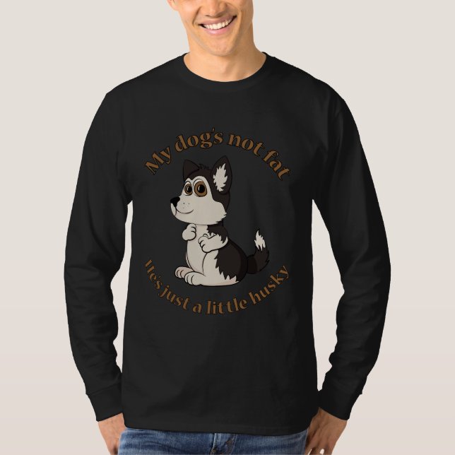 Camiseta Apenas Um Pequeno Cachorro De Olhos De Perigo De R (Frente)