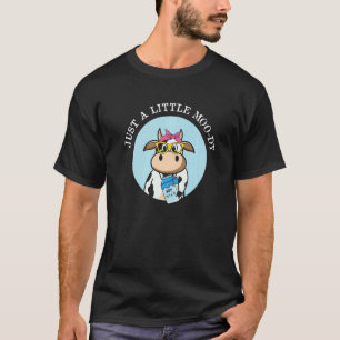 Camiseta Apenas Um Pequeno Fazendeiro De Vaca De Moo Dy