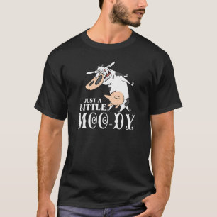 Camiseta Apenas Um Pouco Moo Dy Animal Fofo Vaca