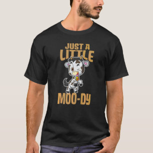 Camiseta Apenas Um Pouco Moo Dy Animal Fofo Vaca 5