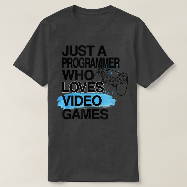 Camiseta Apenas Um Programador Que Adora O Trabalho De Sobr (Frente do Design)
