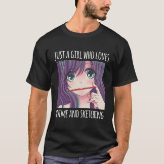 Camiseta Apenas Um Que Adora Anime E Desenho De Desenho