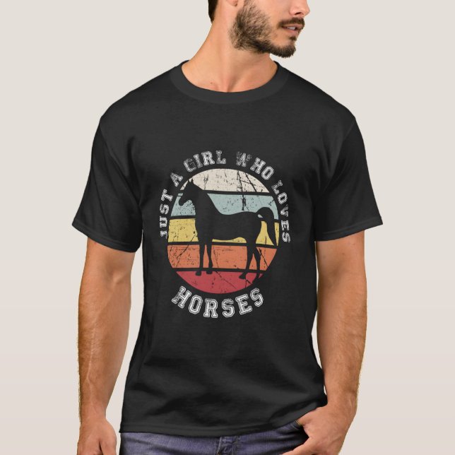 Camiseta Apenas Um Que Adora Cavalos (Frente)
