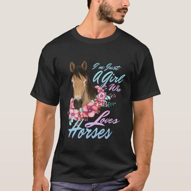 Camiseta Apenas Um Que Adora Cavalos (Frente)
