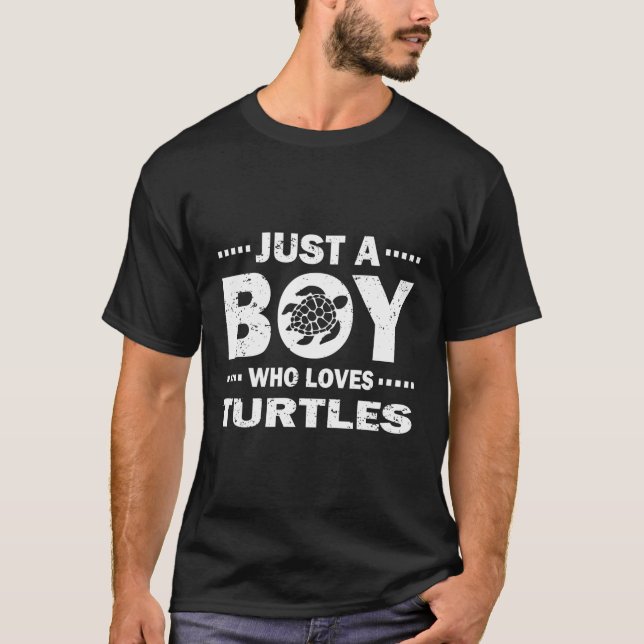 Camiseta Apenas Um Que Adora Tartarugas (Frente)