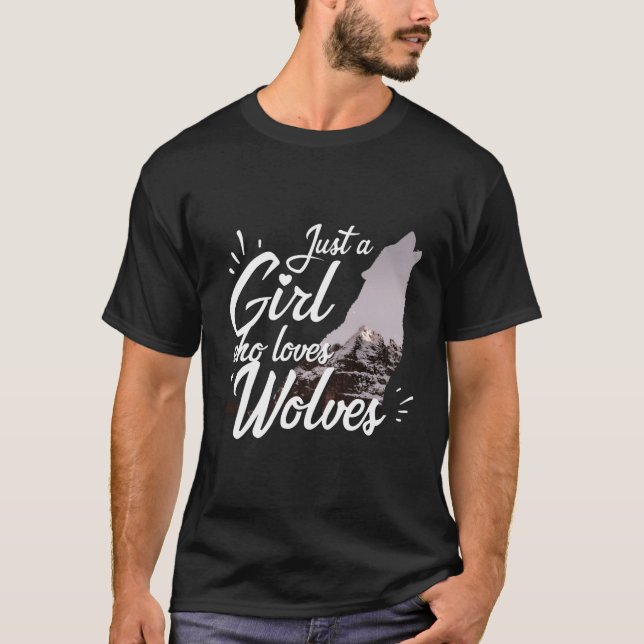 Camiseta Apenas Um Que Ama Lobo Lobo (Frente)