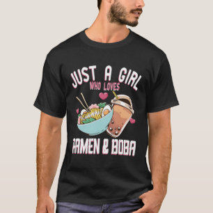 Camiseta Apenas Um Que Ama Ra Boba Bubble Tea Otaku