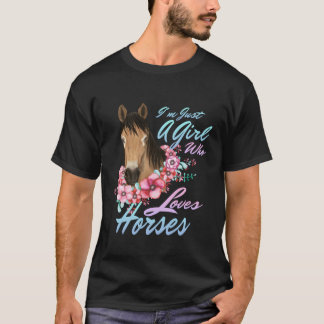 Camiseta Apenas Um Quem Ama Cavalos Cavalo