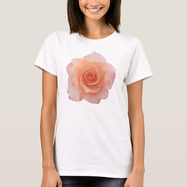 Camiseta Apenas um Rosa Blossom + texto e ideias (Frente)