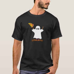 Camiseta Apenas um Spook que ama Pizza, estação assustadora