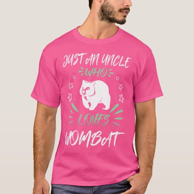 Camiseta Apenas Um Tio Que Ama O Wombat (Frente)