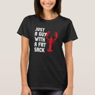 Camiseta Apenas Uma Cara Com Um Saco Gordo Crawfish Cajun B