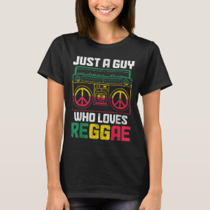 Camiseta Apenas Uma Cara Que Adora Reggae Music Jamaica Vin