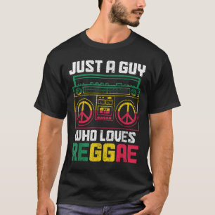 Camiseta Apenas Uma Cara Que Adora Reggae Music Jamaica Vin